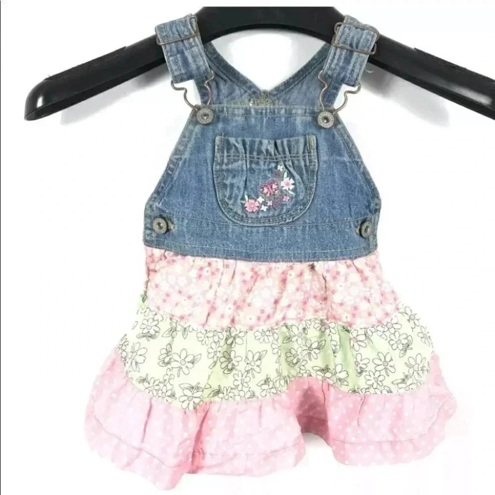 ❤️Oshkosh girl 3 tiered jumper dress